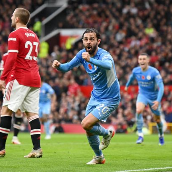 Man Utd 0-2 Man City: Eric Bailly own goal and Bernardo Silva earn City derby win