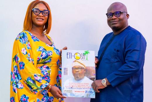 LAWMA Boss, Ibrahim Odumboni covers Eti-Osa Magazine Special Edition