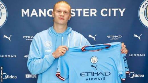 Manchester City Finally Unveils Erling Haaland