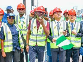 LAGOS BLUE RAIL LINE NEARS COMPLETION, AS ENGINEERS LAUNCH FINAL TRACK BEAM