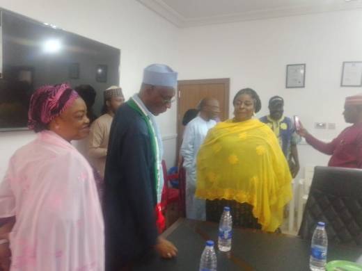 SENATOR YUSUF ABUBAKAR YUSUF PAYS COURTESY VISIT TO NAMMBO IN ABUJA