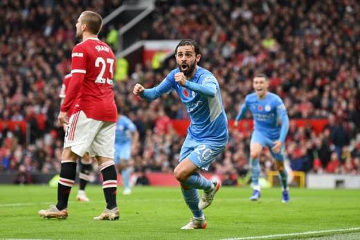 Man Utd 0-2 Man City: Eric Bailly own goal and Bernardo Silva earn City derby win