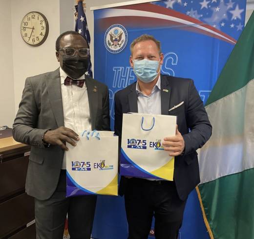 US Consulate Donates Broadcast Equipment to Radio Lagos / Eko FM