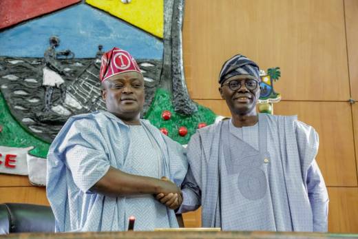 Obasa Celebrates Sanwo-Olu At 57, Praises Gbajabiamila