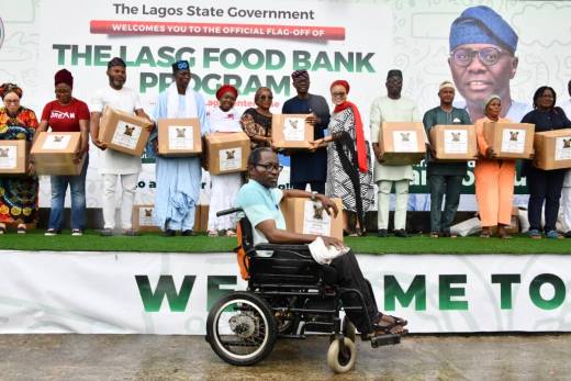 LASG FLAGS OFF ITS FOOD BANK PROGRAM