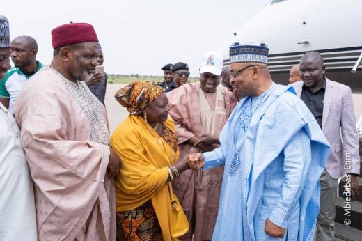 Gov. Udom Emmanuel Meets Delegates in Gombe, Bayelsa, Pledges Good Governance, Economic Revival