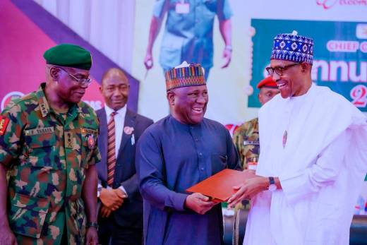 BUA GROUP CHAIRMAN, ABDUL SAMAD RABIU BAGS NIGERIAN ARMY RECOGNITION AWARD