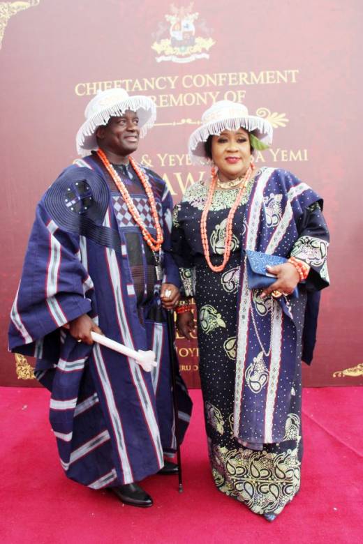 Otunba Yemi Lawal and wife honoured again!