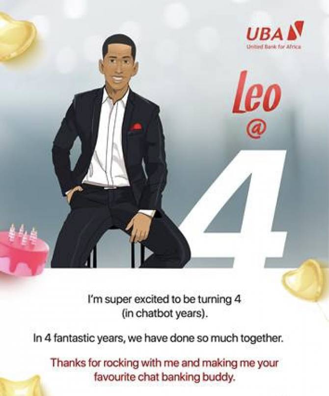 4 Years on UBA’s Leo Continues to Lead the Pack in Nigeria, Africa
