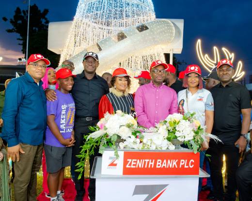 ZENITH BANK HERALDS CHRISTMAS WITH AJOSE ADEOGUN STREET LIGHT-UP