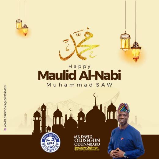 Maulid Al-Nabi: Odunmbaku Greets Muslims, Urges Prayer For Peace And Harmony